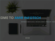 Tablet Screenshot of amirinfotech.com